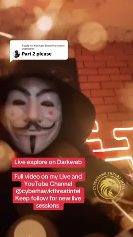 Replying to @Kushan Senavirathna part of Darkweb Showing live session | how to use Darkweb | how to do search in Darkweb | How to explore darkweb tools | how to use tor browser #darkweb #cyberhawkthreatintel #hack #tor #android 