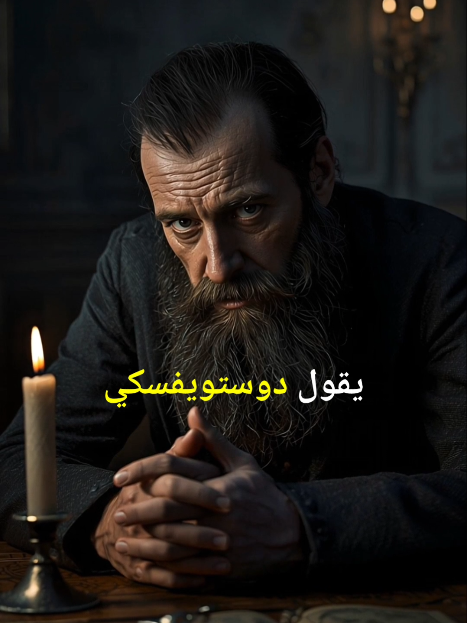 الزمان يعلّمنا أن نحب دون أن نهلك❌ #دوستويفسكي #الفيلسوف #دوستو 