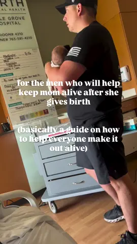 1. FEED HER. CONSTANTLY. She is basically a feral raccoon now. If you see her chewing on her own sleeve at 3 a.m., that’s a cry for help. Toss snacks at her like you’re at a petting zoo. 2. WATER HER. She is a cactus with rage issues. Refill her Stanley cup like your marriage depends on it. Bonus points if you put a straw because she no longer has the wrist strength of a functioning adult. 3. DON’T SAY “NEED ANYTHING?” JUST BRING IT. If you ask her what she wants, she will cry, and then you will cry, and now the baby is crying. Avoid this chain reaction. Deliver goods in silence like a DoorDash driver who fears for his life. 4. REMOVE THE BABY WHEN SHE LOOKS UNHINGED. Does she have that glassy-eyed, thousand-yard stare while holding the baby? Time for a dad snatch‑and‑grab. Take the baby before she yeets it out of sheer sleep deprivation. 5. LIE. THROUGH. YOUR. TEETH. She says “I look disgusting,” you say “You look like a Victoria’s Secret angel who just saved a bus full of puppies.” She says “Do I smell?” you say “No babe, that’s the smell of raw power and courage.” 6. HANDLE THE GUESTS (LIKE A BOUNCER). If your aunt tries to visit, you are the wall. Stand there shirtless if you must. Nobody gets in without Mama’s written consent, twice and notarized. 7. ASSUME SHE MIGHT SNAP. If she suddenly screams because you breathed too loud, just accept it. She has not slept in 96 hours. You are a meat shield now. 8. DO NOT TOUCH HER STITCHES CONVERSATIONALLY OR LITERALLY. She does not want to hear the word “tearing.” Ever again. Until death do you part. 9. BRING HER SOMETHING HOT. AND SOMETHING COLD. A hot coffee. An ice-cold Diet Coke. Maybe a heating pad. Maybe a frozen KitKat. She is living in extremes now. 10. REMEMBER: THIS IS SURVIVAL MODE. You are basically on “Naked and Afraid: Suburban Edition.” Keep her fed, watered, horizontal when possible, and do not attempt jokes that start with “well technically…” You got this dad. mostly right now she needs to hear, “hey I love you. You’re amazing” NOT “do you think it’s hungry?” when the baby won’t stop crying