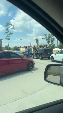 The line is SO long 😮‍💨 and on a Sunday?!!!!! Bruh make yall coffee at home! Go to Starbucks 👊💥 #dutchbros #bestcoffee #icedcoffeetiktok 