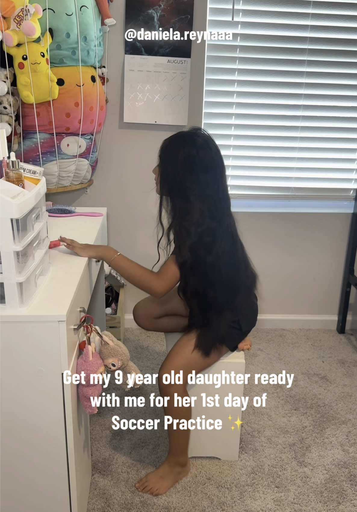 Get my 9 year old ready with me for her first day of soccer practice ✨ #daughter #gettingready #fypシ゚viral #viral #viralvideo 
