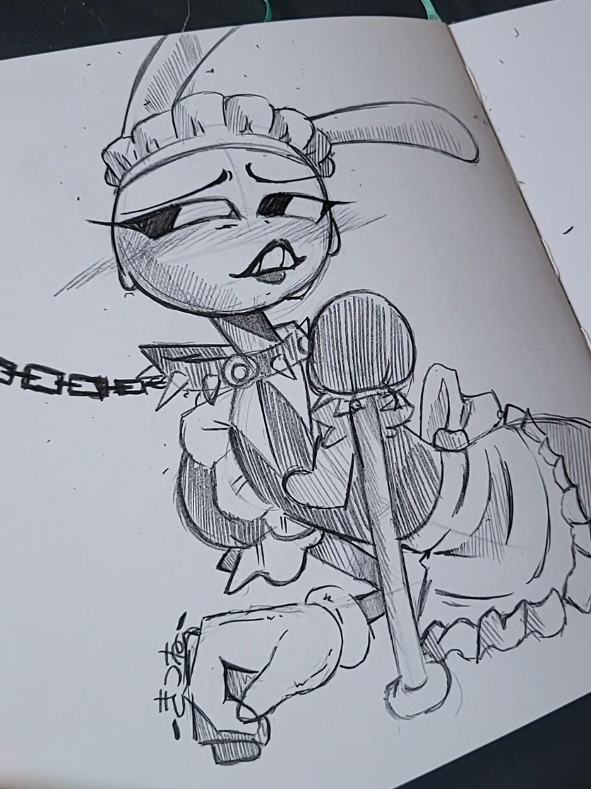 Replying to @44waffle_cones what do you think .o. //kittsune  #sketch #tadc #fyp #artistsoftiktok #drawing 