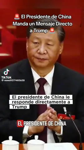 EL PRESIDENTE DE CHINA LE HABLA ALTO Y CLARO A TRUMP.... VENEZUELA NO ESTÁ SOLA