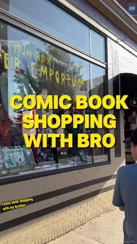 Comic book shopping with my brother! I found some really cool comics / graphic novels, and so did my brother @Konorcollects  #comics #comicbooks #comicshop #comictok #graphicnovels 