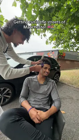 UK sidequests 😂🔥 #haircut #uk #manchester 
