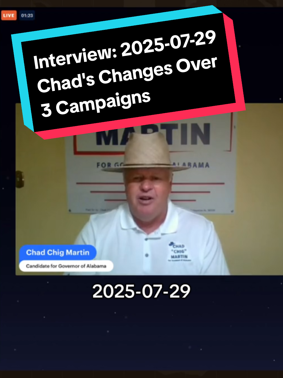 This clip is from my interview with Chad 
