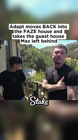 Adapt moves BACK into the FAZE house and takes the guest house Max left #adapt #faze #pbm