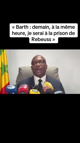« Barth : demain, à la même heure, je serai à la prison de Rebeuss »#barthelemydias #senegalaise_tik_tok🇸🇳pourtoichalleng #