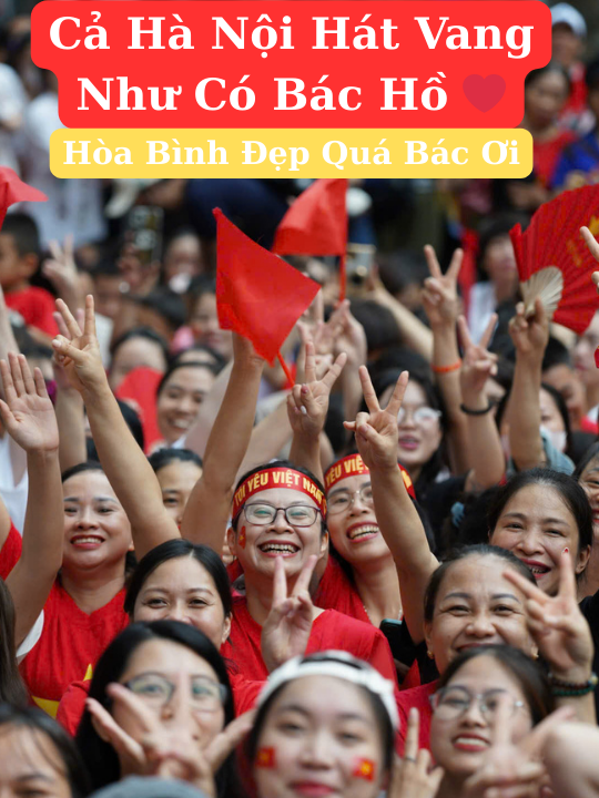 Giữa Biển Người Náo Nức, Ca Khúc “Như Có Bác Hồ Trong Ngày Vui Đại Thắng” 👉 Một lời nhắn gửi đầy xúc động: Hòa bình đẹp quá, Bác Hồ ơi! 🇻🇳✨ #HòaBìnhĐẹpQuáBácƠi #QuốcKhánh29 #NhưCóBácHồ #DuyệtBinh29 #FYP