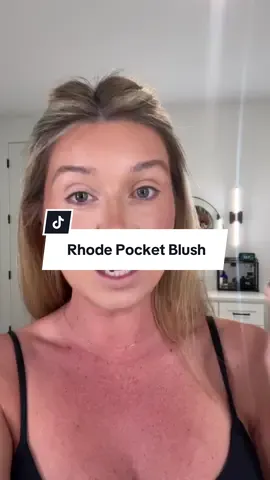 I got the pocket blush in the shade ”sprinkle” as well as the shade “tan lines” but I haven’t tried that one yet. I do love the sunburnt blush look and this one is perfect. #rhodeskin #rhodepocketblush #sunburntblush #makeup 