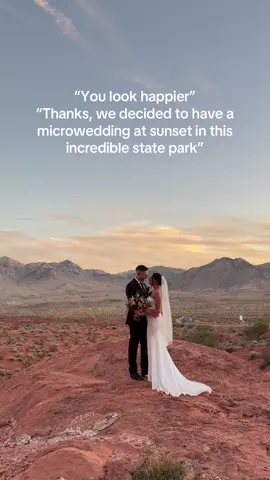 The key to wedding day happiness is is putting you and your parents wants and needs first. And remembering your wedding day is about your love, not impressing family and friends. #weddinginspo #microwedding #elopementideas #valleyofthekings 