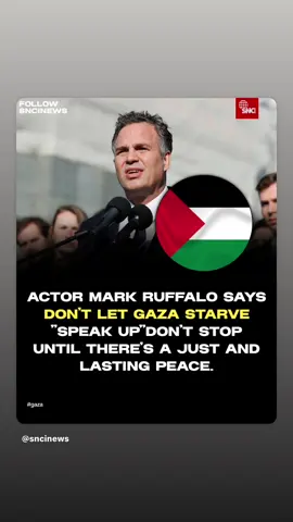 Actor Mark Ruffalo: 