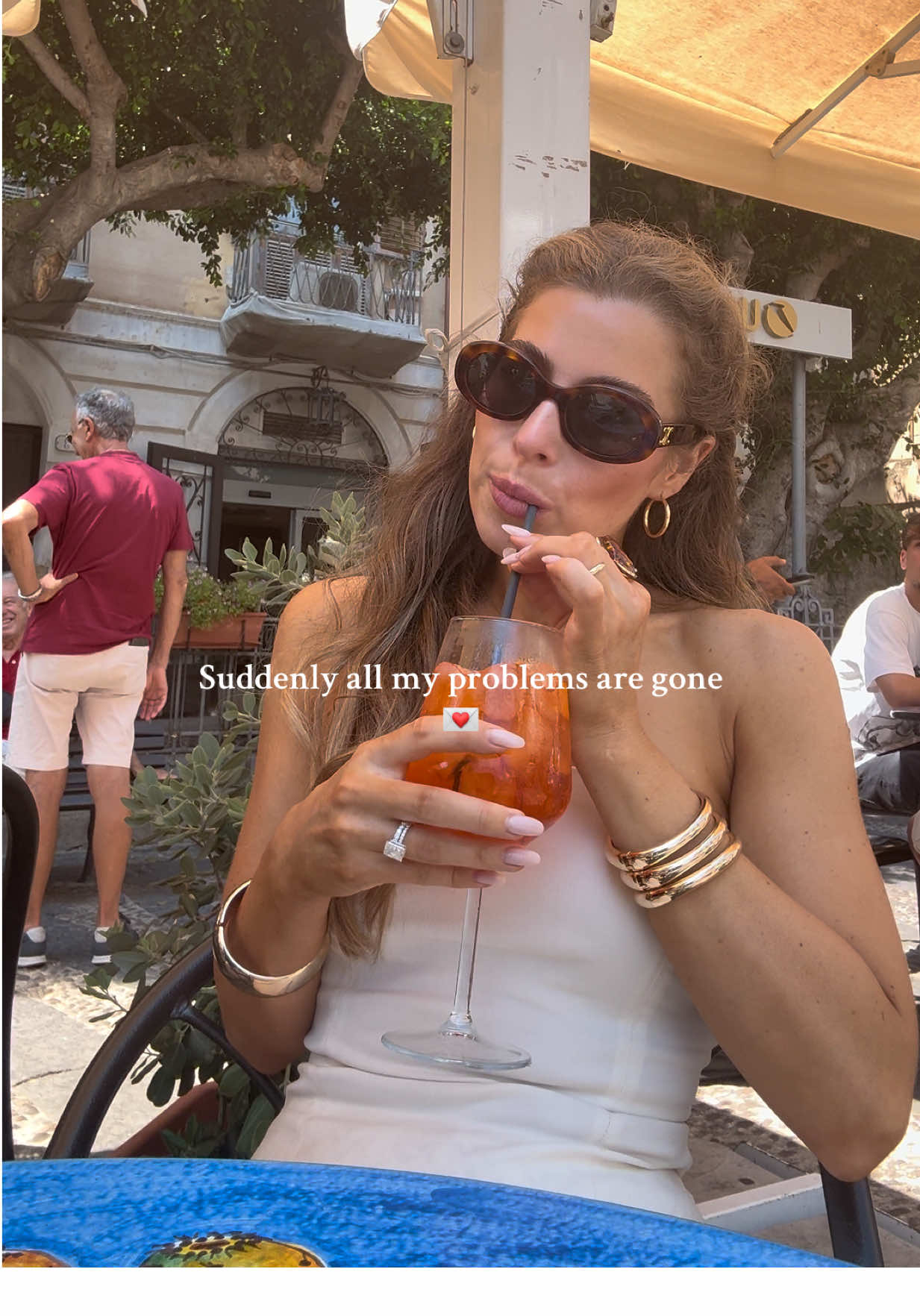 She’s cured 🍊 . . . #sicily #italy #aperolspritz #europeansummer #eurosummer 