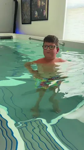 Endless Pools therapy pool - K3VIN_G edition! Glad to be back home and getting some aqua therapy! @Endless Pools #partnership #therapy #pool #fyp #viral 