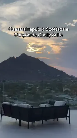 Caesars Republic Scottsdale has exceptional views of Camelback Mountain while being located adjacent to Scottsdale Fashion Square Mall in the heart of Old Town 🌄 Click the green pinned location to book #TikTokGoStay #scottsdale #caesarsrepublic #camelbackmountain #oldtownscottsdale 