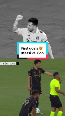 Perfect free kicks to open their scoring accounts with an MLS club 💥 #MLS #messi #sonheungmin #Soccer 