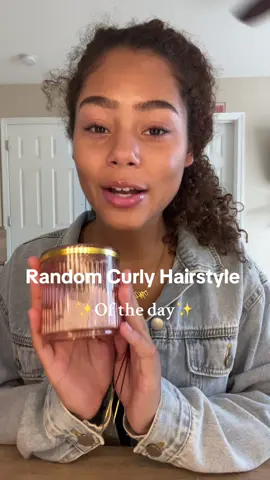 If you guys have any hairstyles you want me to put in the jar for tutorials lmk!! #curlyhair #curlyhairstyles #foryoupage #fyp #fypシ 