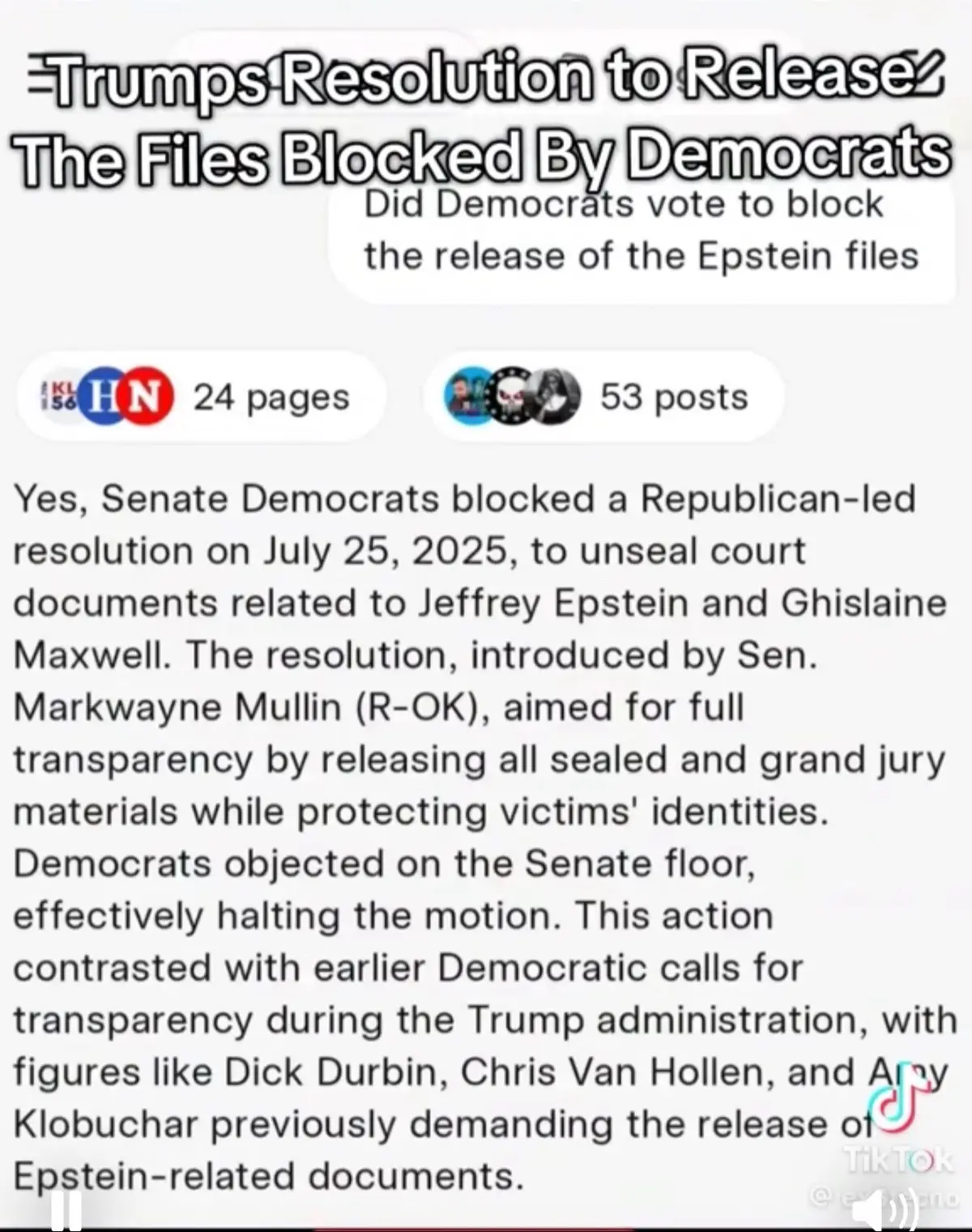 Just admitted Democrats. You are part of the BS