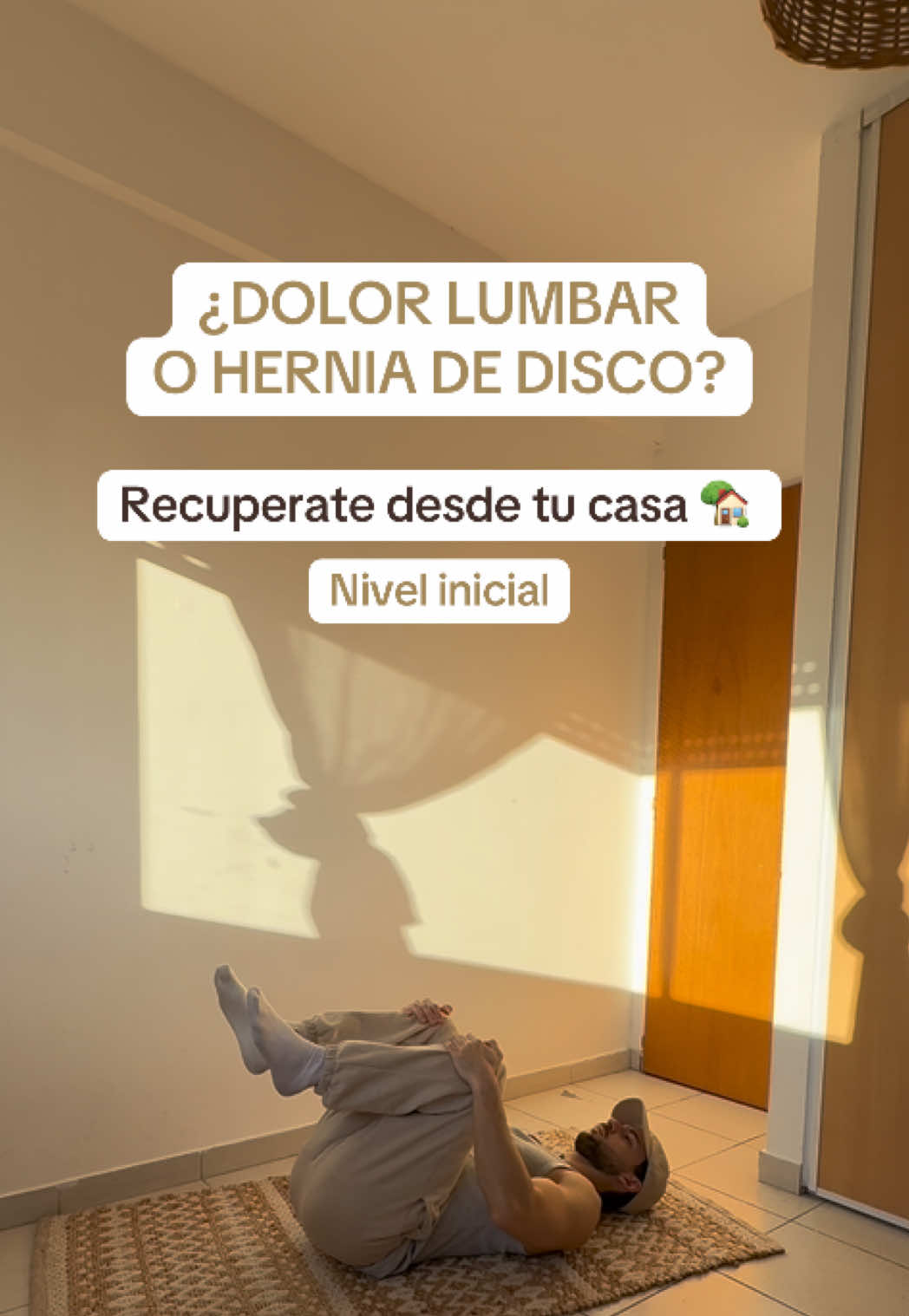 Si tenés DOLOR LUMBAR o HERNIA DE DISCO y querés empezar a tratatarlo desde tu casa, probá esta rutina durante 1 semana y notá la diferencia.🙌🏼  #dolorlumbar #herniadiscal #herniadedisco #ciatica 