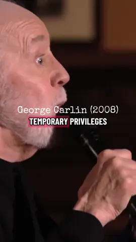 Rights aren’t rights if someone can take them away #georgecarlin #standupcomedy #standup
