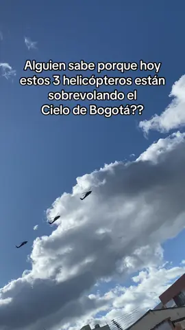 #bogota #sobrevuelo #helicopter #cielo #porque? Llevan más de una hora dando vueltas y están súper bajitos, alguien sabe? O es por temas de inseguridad?