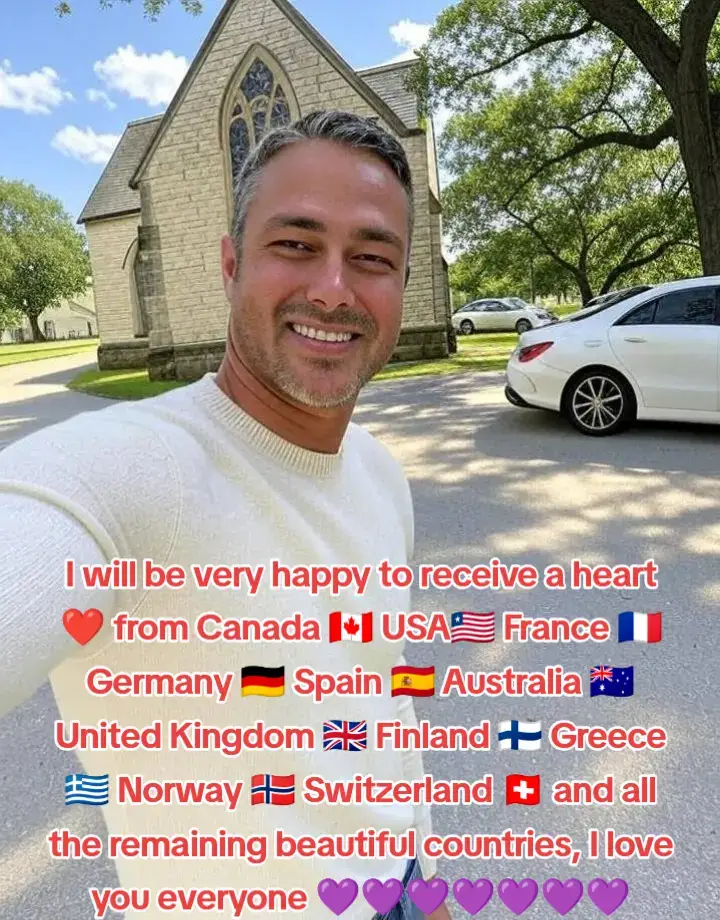 I will be very happy to receive a heart ❤️ from Canada 🇨🇦 USA🇱🇷 France 🇫🇷 Germany 🇩🇪 Spain 🇪🇦 Australia 🇦🇺 United Kingdom 🇬🇧 Finland 🇫🇮 Greece🇬🇷 Norway 🇳🇴 Switzerland 🇨🇭 and all the remaining beautiful countries, I love you everyone 💜💜💜💜💜💜💜#taylorkinney #taylorkinneychicagofire #usa🇺🇲 #fypシ゚viral🖤tiktok #iloveyouall 