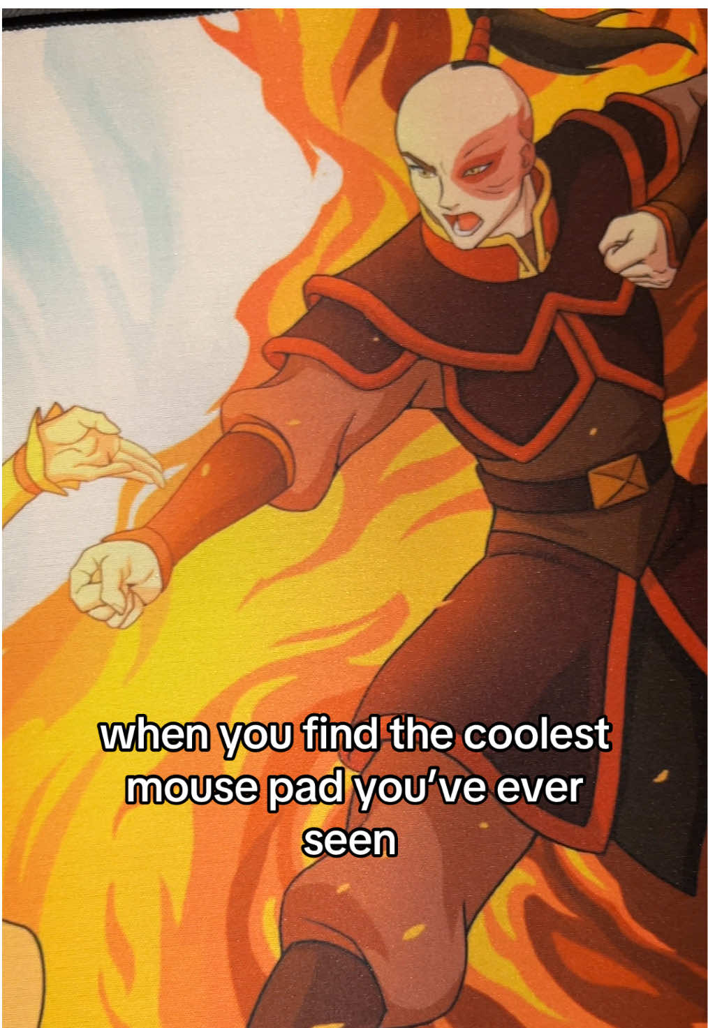 never fell in love with a mousepad so fast #atla #avatarthelastairbender #aang #mousepad #gamingmousepad  