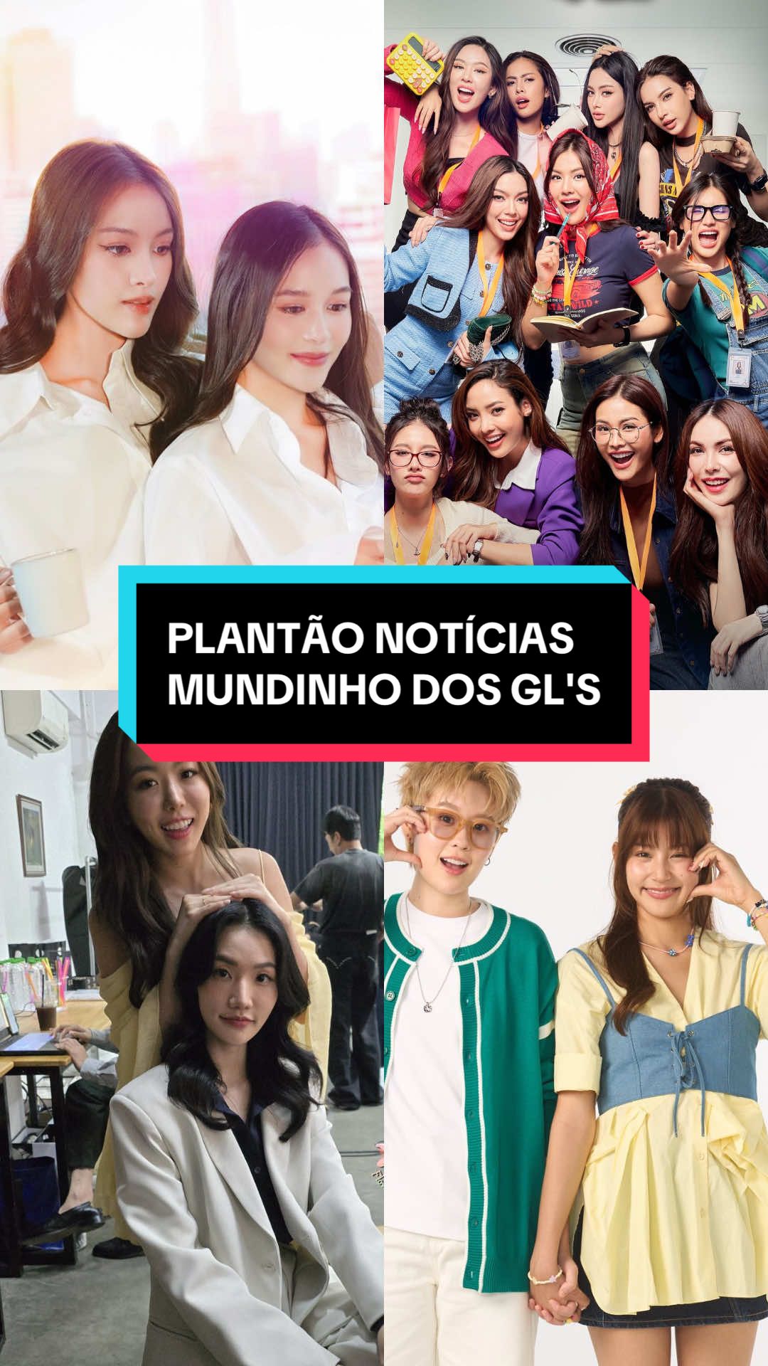 O seu jornalzinho sobre as notícias do mundinho dos GL's voltou Gostaram da edição de hoje? #glseries #thaigl #dangerousqueentheseries #unlimitedlovetheseries #englot 