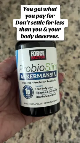 Probiotic, prebiotic, postbiotic that not only helps digestive issues but also helps with lean body mass. #probiotics #metabolism #womenshealth #guthealth #healthandwellness 