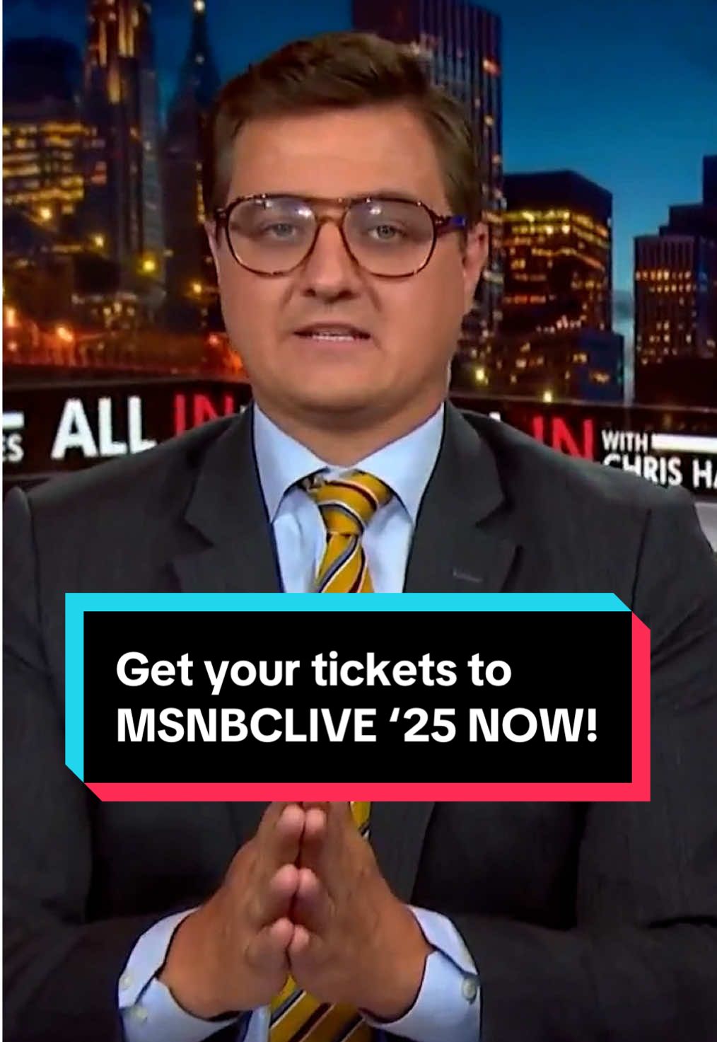 Don't miss “MSNBCLIVE ‘25,” which unites anchors, experts, and fans in an immersive, in-person experience centered on the pressing issues facing Americans today. Get your tickets now at the link in our bio. 