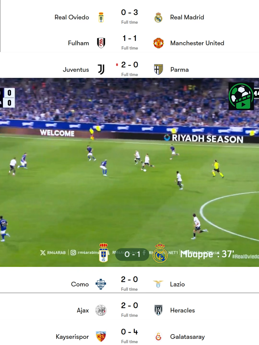 🔥 All the goals from today’s top matches 24-08-25! ⚽ Which one is your favorite? 👇 🔥 جميع أهداف مباريات اليوم! ⚽ أي هدف أعجبك أكثر؟ 👇 #football#goals#ucl #epl #laliga #seriea #bundesliga #ligue1 #superlig #كرة_القدم#اهداف#دوري_ابطال_اوروبا#الدوري_الانجليزي#الدوري_الاسباني#الدوري_الايطالي#الدوري_الالماني#الدوري_الفرنسي#الدوري_التركي