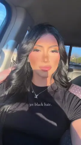 love when it's fresh ✨🐈‍⬛🖤 #fypシ゚viral #az #jetblackhair #hair 