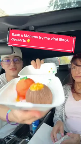 Finally got my hands on the viral TikTok desserts, definitely worth the hype‼️ With a surprise cameo from Momma2K @jacroxmor 👀 We will definitely be back again. ##foryou##Trend##TiktokDesserts##fyp(Mango n Strawberry were our favorites)  