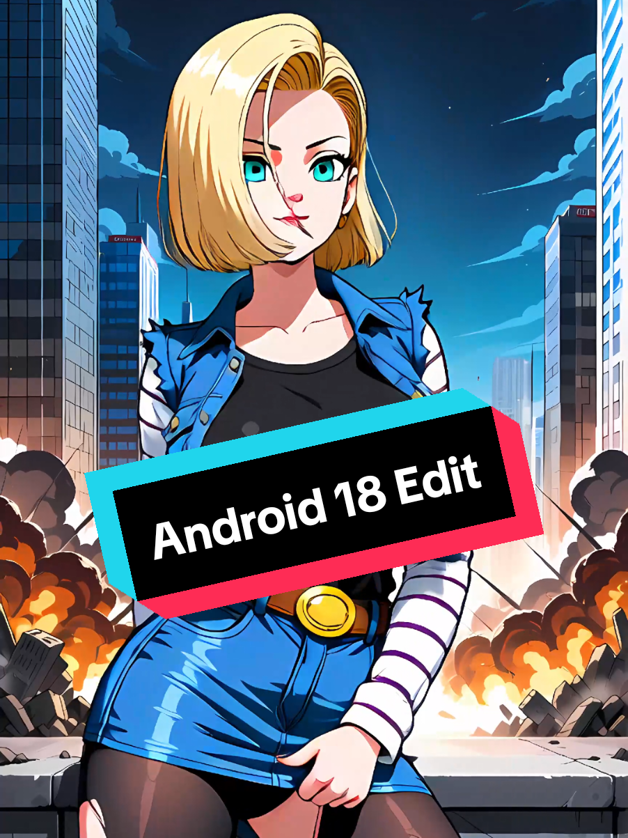Respuesta a @ragnarok.royale android 18 edit #android18 #edit #dragonball #dragonballz #dbz OG by @aveziezzz 