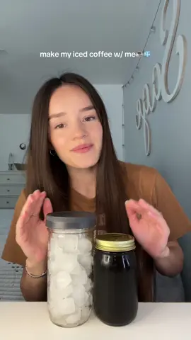 make my iced coffee w/ me☕️🧊 happy Sunday✝️ #icedcoffee #coffeeathome #christian 