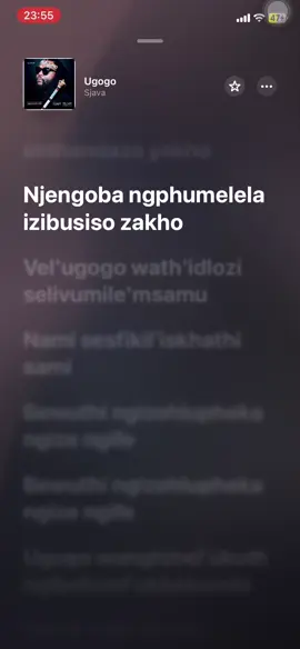 Sjava -Ugogo #sjavalyrics #music #sjavamusic #lyrics 