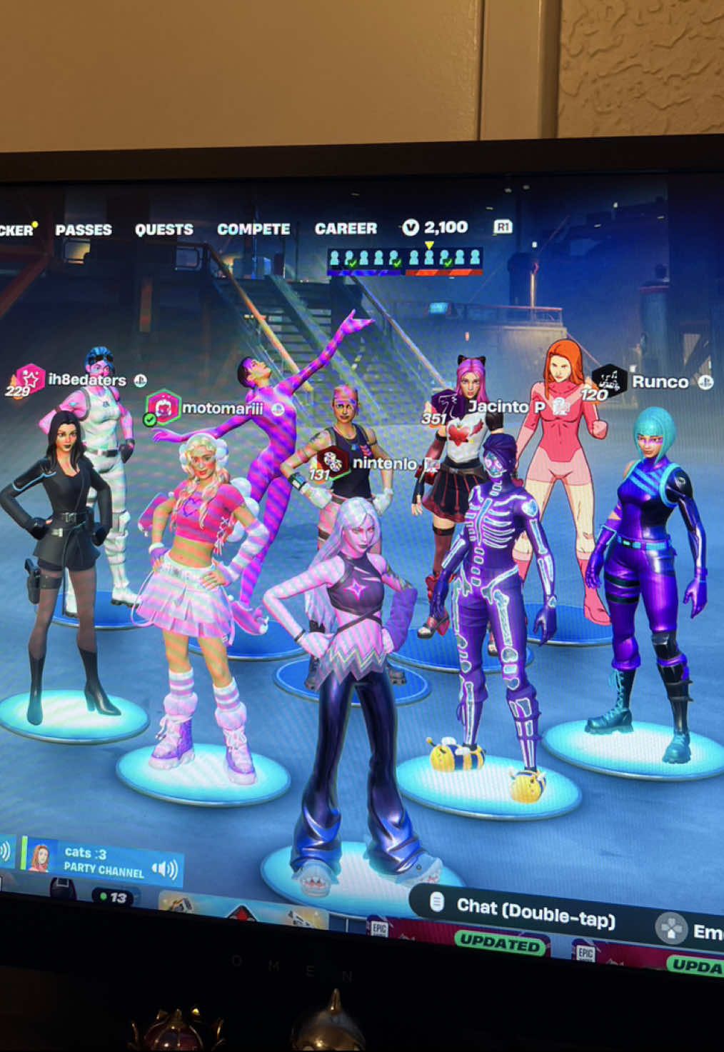my friends are all goated ty for playing with me 🥹🫶🏻 #fortnite #fortniteclips #fyp #reload #friends 