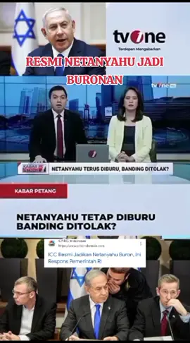 Netanyahu pm Israel mengajukan banding namun di tolak.  Resmi Menjadi Dpo 124 negara  #breakingnewstvone  #beritaglobal  #bantuankemanusiangazapalestina  #updatetvone  #tiktokviral 