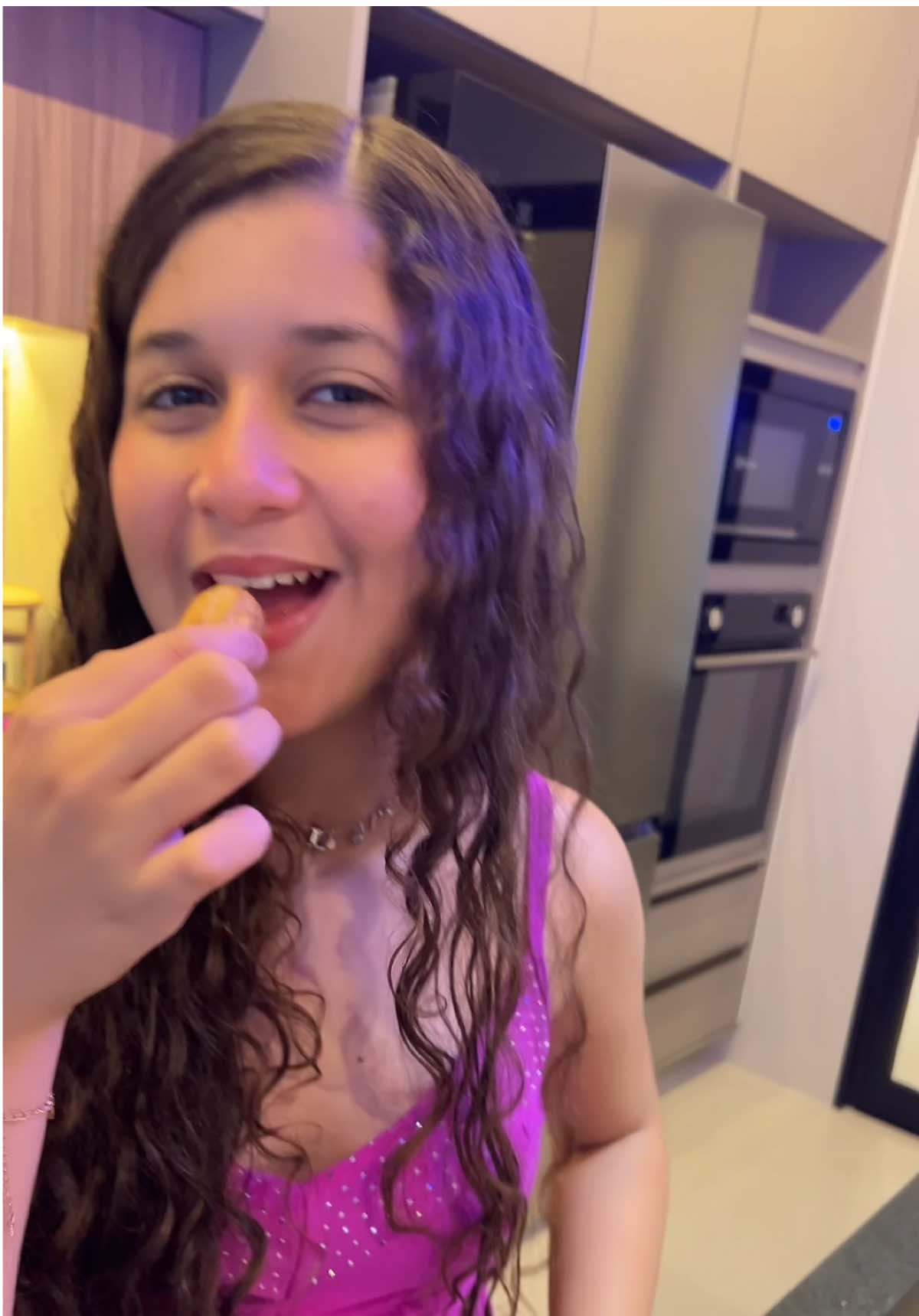 Experimentando mini churros de doce de leite!😍❤️❤️