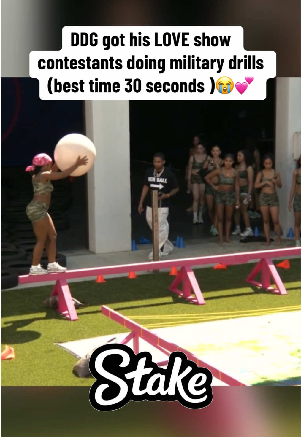 DDG got his LOVE show contestants doing military drills 😭💕 #ddg #fypシ゚viral #viral #trending #foryoupage #fypppppppppppppppppppp @DDG 