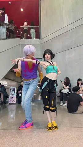 Saja Boys X Huntrix Troublemaker collab?? @Nordy #kpopdemonhunters #cosplay #sajaboys #huntrix #dance 