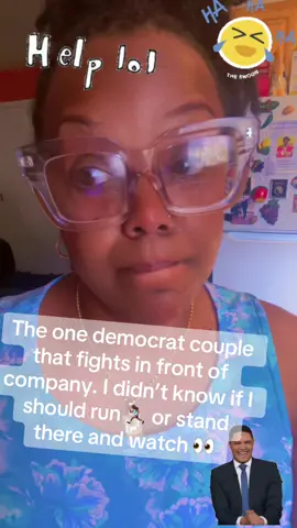 That one democrat couple that fights in front of company #tiktok #fyp #😂😂😂😂😂 #funny #makingcontentforyou 