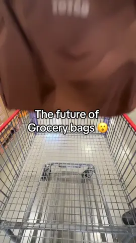 Is this the future of grocery bags 😮 #costco #totebag #groceries #groceryshopping #bag 