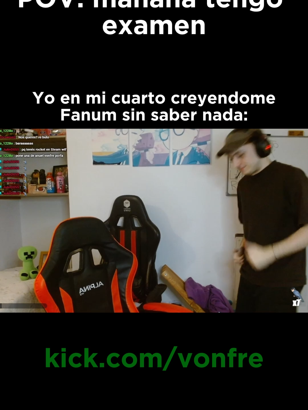 BO BO BO #clips #stream #vonfre #elfanum #fanum #amp #argentina #dominican