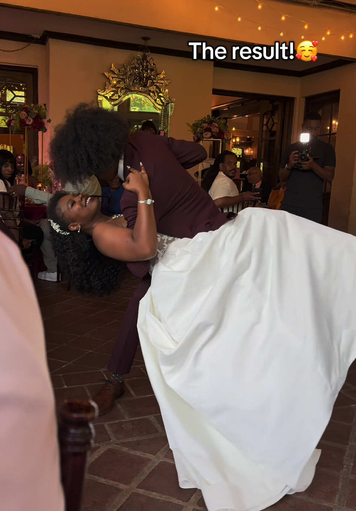 From practice to the real thing🥹 My forever dance partner 💐❤️                  #firstdance #wedding #newlyweds #mrsallen #laufey 