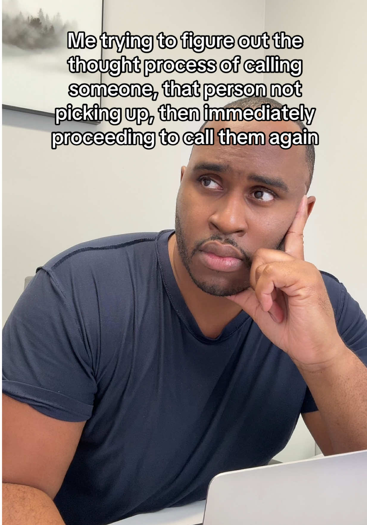 I be overjoyed when someone doesn’t pick up my call…why would I call again? Also, it’s super frustrating when someone calls you, you don’t pick up, then they call right back…if I didn’t pick up the first time, there’s a reason for it. So just wait. You’ll get a call back when I’m ready…no need to blow up my phone…especially when 99% of the time, it’s not something important 🤦🏾‍♂️ #callback #introvertproblems #introvertthoughts #introvertlife #phonecalls 