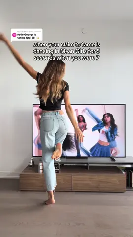Replying to @Mean Girls notes taken ✍️ @Gap 20 years later and Kylie is still dancing to milkshakes… but in better jeans @KATSEYE #dance #fyp 