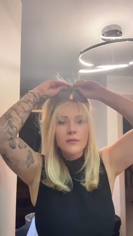 Toppers aren’t just for hair loss  They’re also a brilliant alternative to extensions if you’re craving a little extra volume or even fancy adding a fringe for the night. I wore my Halo topper out with friends last night and it honestly saved me an hour of getting-ready stress. Clip in, style, and go effortless hair that looks and feels amazing. #hairtopper #hairtok #hairlosssolutions #humanhairtopper #hairtutorial 