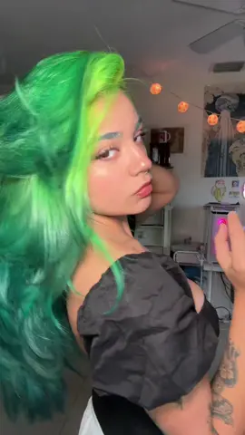 Hair check #greenhair 