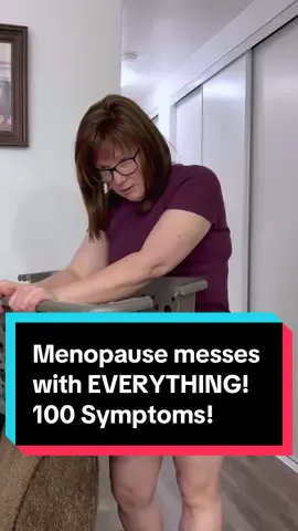 Menopause messes with EVERYTHING! 100 Symptoms! #menopause #perimenopause #menopausesymptoms #perimenopausesymptoms #womenover40 